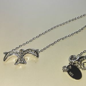 The Dove” Necklace                         DiAmi & Sterling Silver